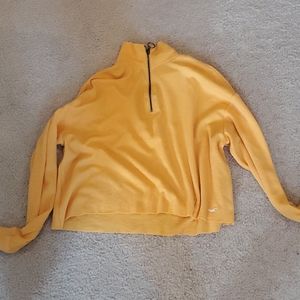 yellow quarter zip